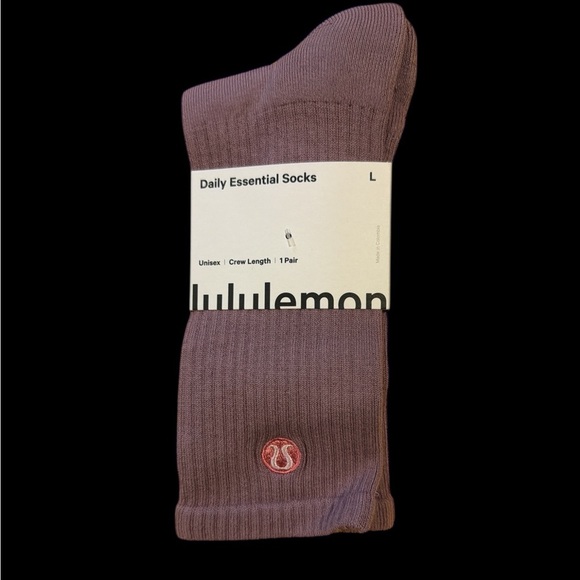 lululemon athletica Other - Lululemon Unisex Daily Essential Socks - Purple